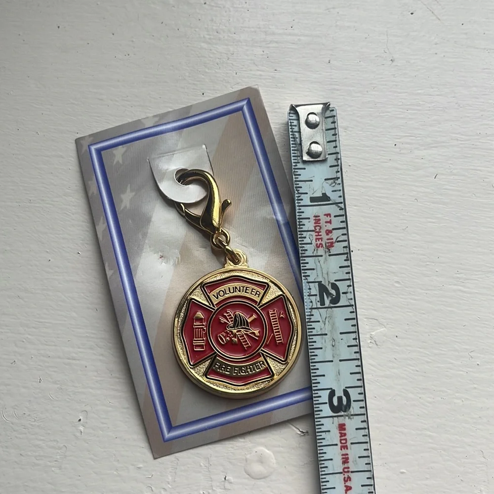 Volunteer Firefighter Keychain